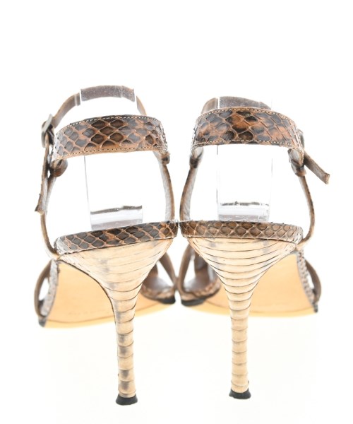 MANOLO BLAHNIK（マノロ　ブラニク）サンダル 茶 サイズ:EU35 1/2(22cm位) レディース/2200675306171