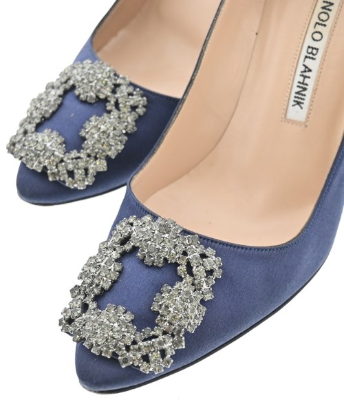 MANOLO BLAHNIK（マノロ　ブラニク）ビジネス・ドレスシューズ 紺 サイズ:EU34 1/2(21cm位) レディース/2200682016032