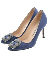 MANOLO BLAHNIK（マノロ　ブラニク）ビジネス・ドレスシューズ 紺 サイズ:EU34 1/2(21cm位) レディース/2200682016032
