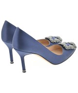 MANOLO BLAHNIK（マノロ　ブラニク）ビジネス・ドレスシューズ 紺 サイズ:EU34 1/2(21cm位) レディース/2200682016032