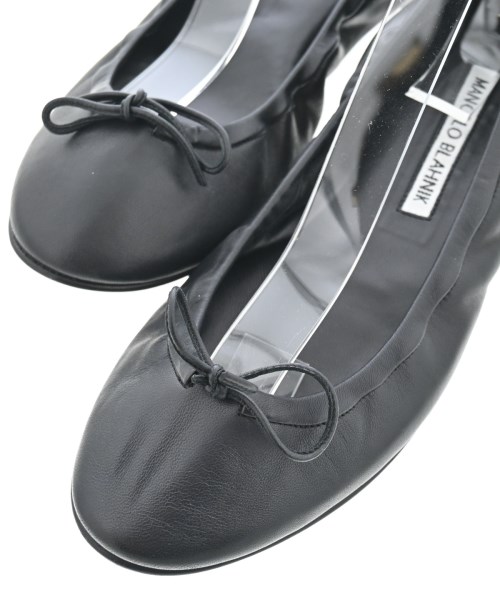 MANOLO BLAHNIK（マノロ　ブラニク）バレエシューズ/オペラシューズ 黒 サイズ:36 1/2(23cm位) レディース/2200693492238