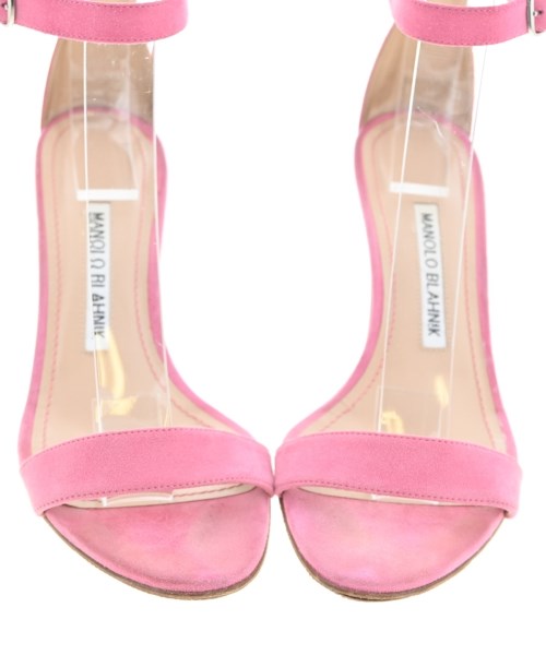 MANOLO BLAHNIK（マノロ　ブラニク）サンダル ピンク サイズ:EU35(21.5cm位) レディース/2200699412056