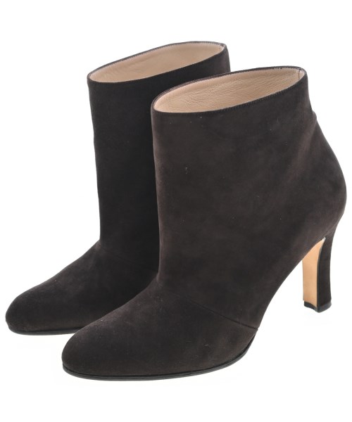 MANOLO BLAHNIK(マノロ　ブラニク)ブーツ 茶 サイズ:36(22.5cm位)/2200699813075