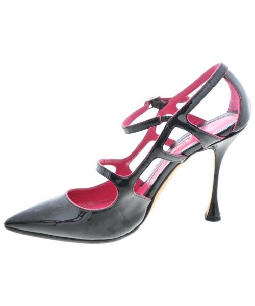 MANOLO BLAHNIK（マノロ　ブラニク）パンプス 黒 サイズ:EU38(24cm位) レディース/2200700313105