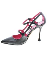 MANOLO BLAHNIK（マノロ　ブラニク）パンプス 黒 サイズ:EU38(24cm位) レディース/2200700313105