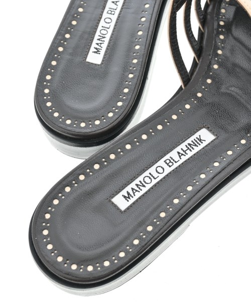 MANOLO BLAHNIK（マノロ　ブラニク）サンダル ベージュ サイズ:EU38(24.5cm位) レディース/2200655164067
