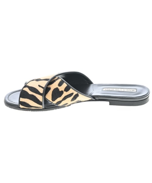 MANOLO BLAHNIK（マノロ　ブラニク）サンダル ベージュ サイズ:EU38(24.5cm位) レディース/2200659277473