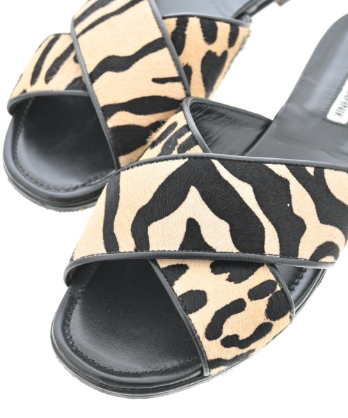 MANOLO BLAHNIK（マノロ　ブラニク）サンダル ベージュ サイズ:EU38(24.5cm位) レディース/2200659277473