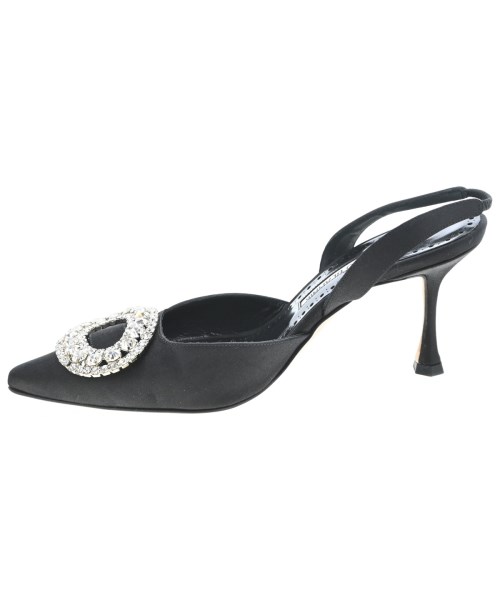 MANOLO BLAHNIK（マノロ　ブラニク）サンダル 黒 サイズ:EU36(22.5cm位) レディース/2200710250049