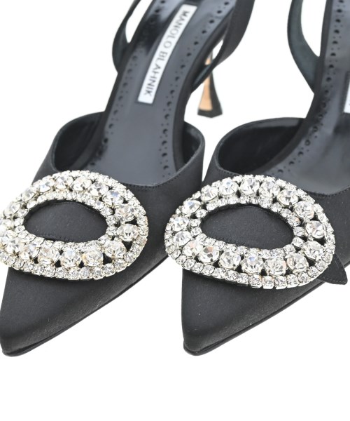 MANOLO BLAHNIK（マノロ　ブラニク）サンダル 黒 サイズ:EU36(22.5cm位) レディース/2200710250049