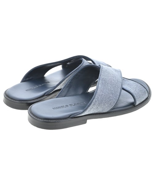 MANOLO BLAHNIK（マノロ　ブラニク）サンダル 紺 サイズ:UK7(25.5cm位) メンズ/2200710633118