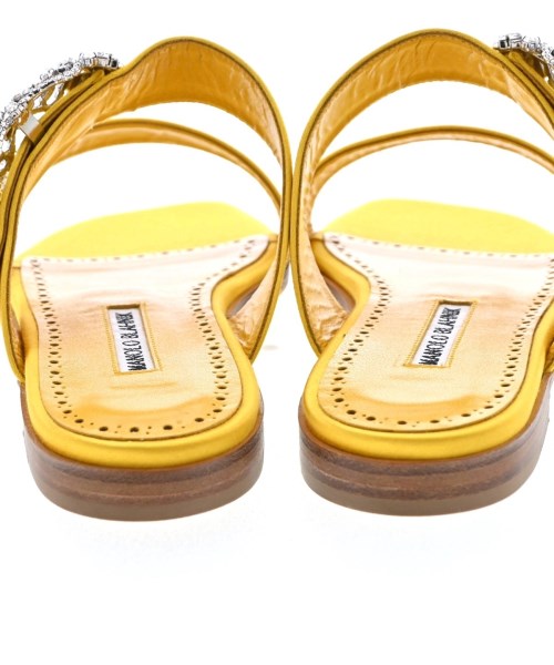 MANOLO BLAHNIK（マノロ　ブラニク）サンダル 黄 サイズ:36(23cm位) レディース/2200694411122