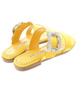 MANOLO BLAHNIK（マノロ　ブラニク）サンダル 黄 サイズ:36(23cm位) レディース/2200694411122
