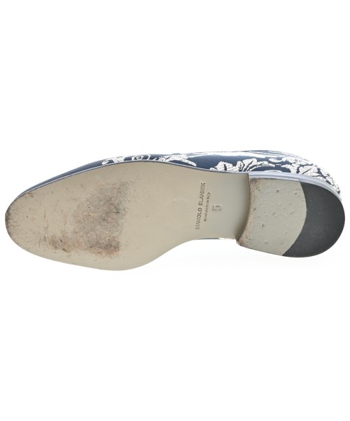 MANOLO BLAHNIK（マノロ　ブラニク）ドレスシューズ/ローファー 紺 サイズ:5(24.5cm位) レディース/2200710978288