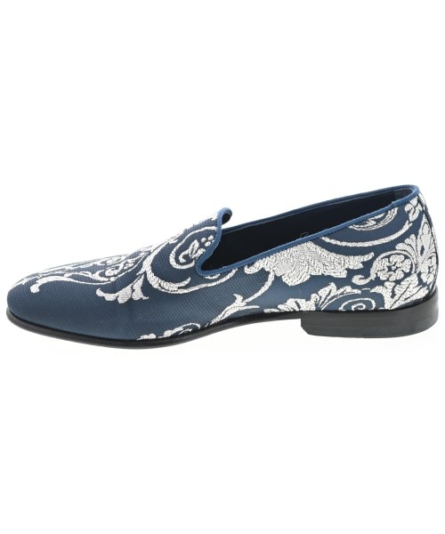MANOLO BLAHNIK（マノロ　ブラニク）ドレスシューズ/ローファー 紺 サイズ:5(24.5cm位) レディース/2200710978288