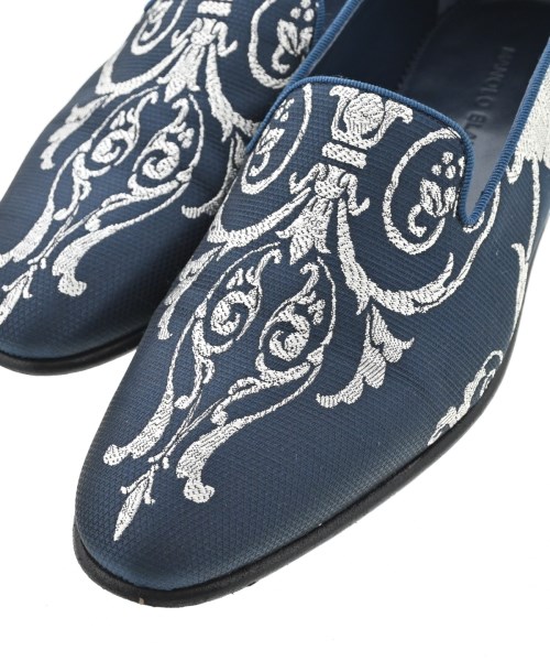 MANOLO BLAHNIK（マノロ　ブラニク）ドレスシューズ/ローファー 紺 サイズ:5(24.5cm位) レディース/2200710978288