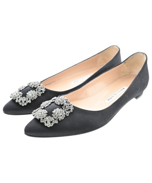MANOLO BLAHNIK（マノロ　ブラニク）パンプス 黒 サイズ:EU37 1/2(24cm位) レディース/2200711883017