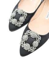MANOLO BLAHNIK（マノロ　ブラニク）パンプス 黒 サイズ:EU37 1/2(24cm位) レディース/2200711883017