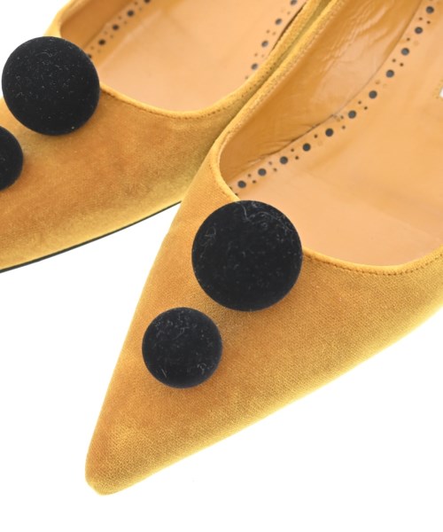 MANOLO BLAHNIK（マノロ　ブラニク）パンプス 黄 サイズ:EU38(24.5cm位) レディース/2200712971140