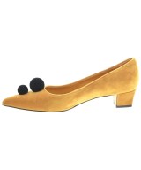 MANOLO BLAHNIK（マノロ　ブラニク）パンプス 黄 サイズ:EU38(24.5cm位) レディース/2200712971140