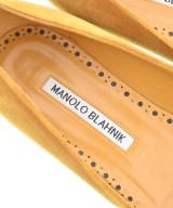 MANOLO BLAHNIK（マノロ　ブラニク）パンプス 黄 サイズ:EU38(24.5cm位) レディース/2200712971140