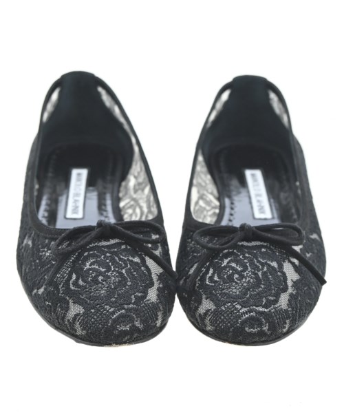 MANOLO BLAHNIK（マノロ　ブラニク）バレエシューズ/オペラシューズ 黒 サイズ:EU34 1/2(21cm位) レディース/2200711194021