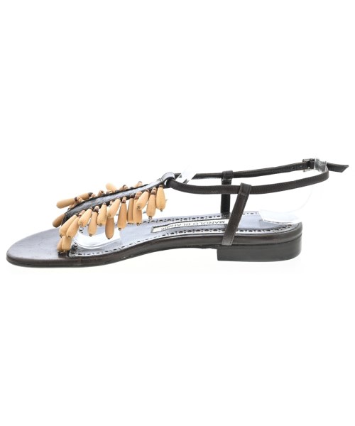 MANOLO BLAHNIK（マノロ　ブラニク）サンダル 茶 サイズ:EU35 1/2(22cm位) レディース/2200714919126