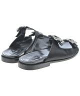 MANOLO BLAHNIK（マノロ　ブラニク）サンダル 黒 サイズ:EU37 1/2(24cm位) レディース/2200713497434