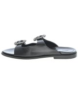 MANOLO BLAHNIK（マノロ　ブラニク）サンダル 黒 サイズ:EU37 1/2(24cm位) レディース/2200713497434