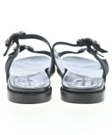MANOLO BLAHNIK（マノロ　ブラニク）サンダル 黒 サイズ:EU37 1/2(24cm位) レディース/2200713497434