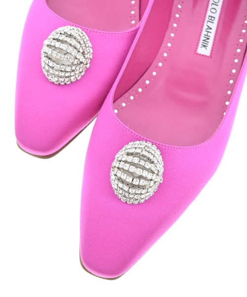 MANOLO BLAHNIK（マノロ　ブラニク）パンプス ピンク サイズ:EU37(23.5cm位) レディース/2200644449014
