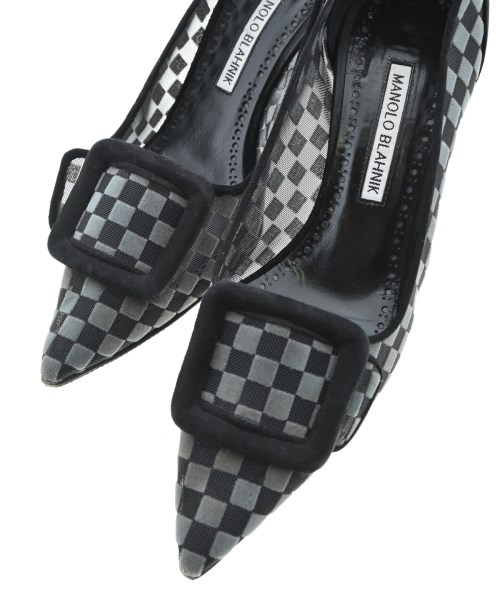 MANOLO BLAHNIK（マノロ　ブラニク）パンプス グレー サイズ:EU37(23.5cm位) レディース/2200645579024