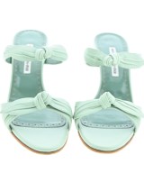 MANOLO BLAHNIK（マノロ　ブラニク）パンプス 緑 サイズ:EU37(23.5cm位) レディース/2200646292014