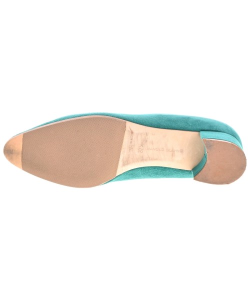 MANOLO BLAHNIK（マノロ　ブラニク）パンプス 緑 サイズ:EU37 1/2(24cm位) レディース/2200647861011