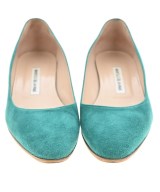 MANOLO BLAHNIK（マノロ　ブラニク）パンプス 緑 サイズ:EU37 1/2(24cm位) レディース/2200647861011