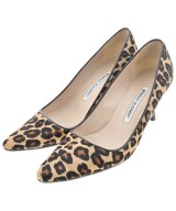 MANOLO BLAHNIK（マノロ　ブラニク）パンプス ベージュ サイズ:EU36 1/2(23cm位) レディース/2200645303070