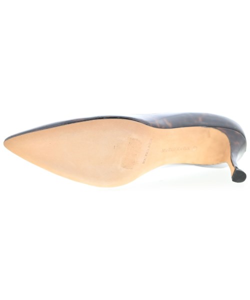 MANOLO BLAHNIK（マノロ　ブラニク）パンプス 茶 サイズ:EU37(23.5cm位) レディース/2200645303087
