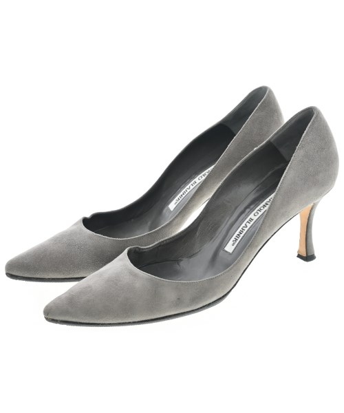 MANOLO BLAHNIK(マノロ　ブラニク)パンプス グレー サイズ:EU36 1/2(23cm位)/2200645303094