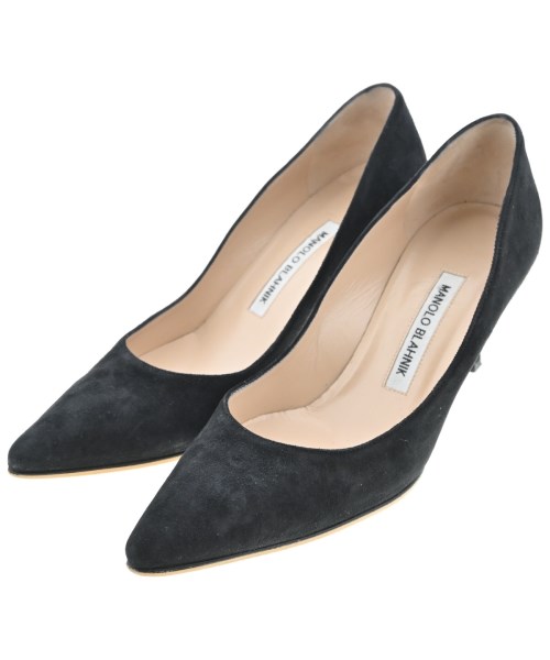MANOLO BLAHNIK(マノロ　ブラニク)パンプス 黒 サイズ:EU37(23.5cm位)/2200645303100