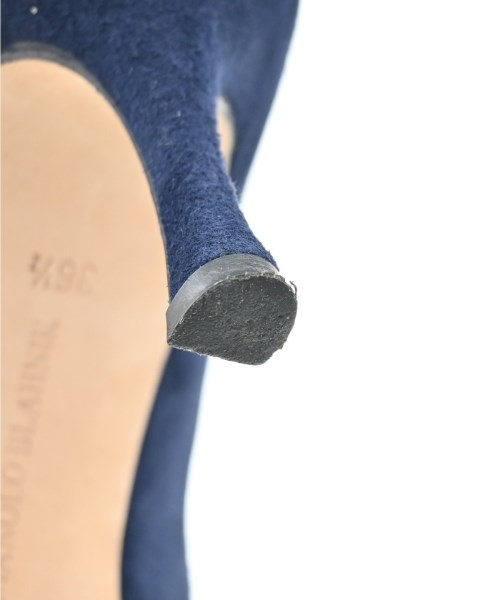 MANOLO BLAHNIK（マノロ　ブラニク）パンプス 紺 サイズ:EU36 1/2(23cm位) レディース/2200645303124