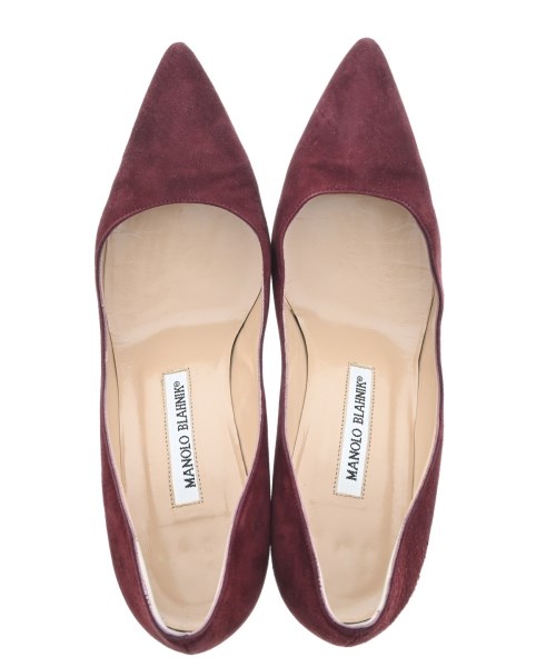 MANOLO BLAHNIK（マノロ　ブラニク）パンプス 赤 サイズ:EU36 1/2(23cm位) レディース/2200645303131