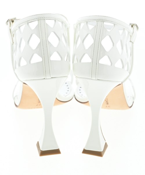 MANOLO BLAHNIK（マノロ　ブラニク）サンダル 白 サイズ:EU37(23.5cm位) レディース/2200652645057