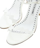 MANOLO BLAHNIK（マノロ　ブラニク）サンダル 白 サイズ:EU37(23.5cm位) レディース/2200652645057