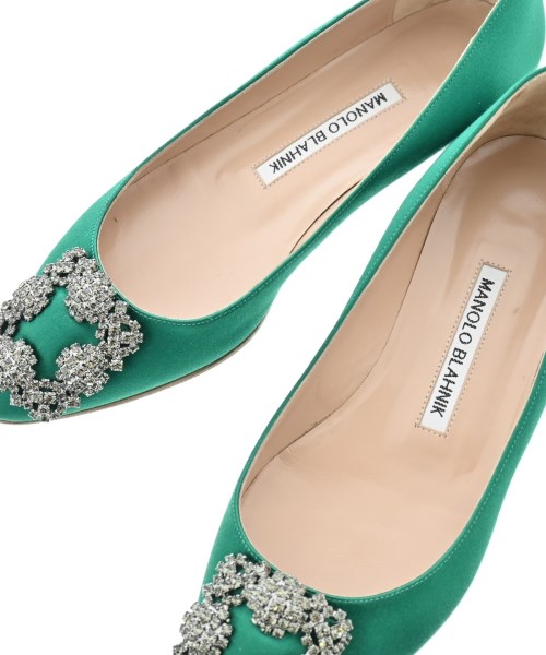MANOLO BLAHNIK（マノロ　ブラニク）パンプス 緑 サイズ:EU35(21.5cm位) レディース/2200653856018