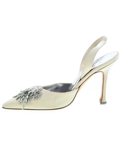 MANOLO BLAHNIK（マノロ　ブラニク）パンプス 緑 サイズ:EU35 1/2(22cm位) レディース/2200702274060