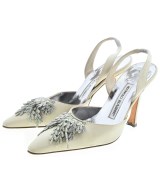 MANOLO BLAHNIK（マノロ　ブラニク）パンプス 緑 サイズ:EU35 1/2(22cm位) レディース/2200702274060