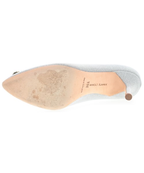 MANOLO BLAHNIK（マノロ　ブラニク）パンプス グレー サイズ:36 1/2(23cm位) レディース/2200703491121