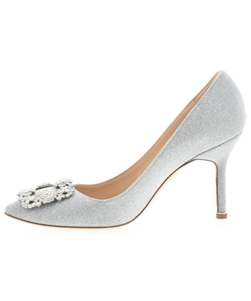 MANOLO BLAHNIK（マノロ　ブラニク）パンプス グレー サイズ:36 1/2(23cm位) レディース/2200703491121