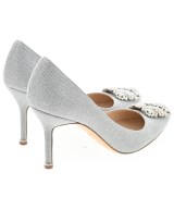 MANOLO BLAHNIK（マノロ　ブラニク）パンプス グレー サイズ:36 1/2(23cm位) レディース/2200703491121