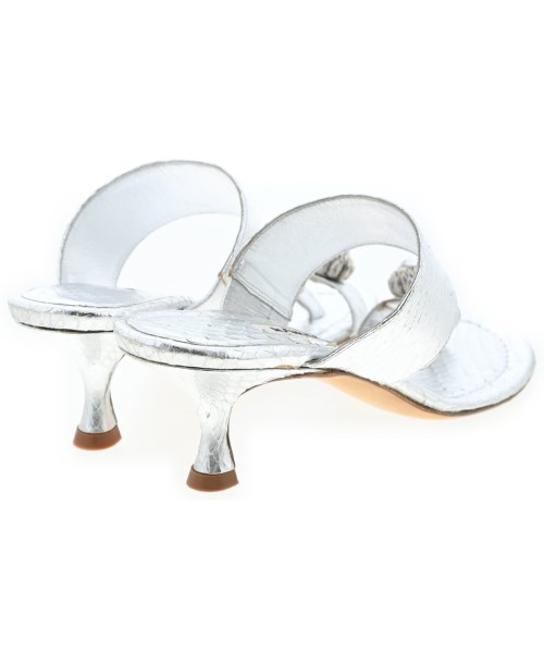 MANOLO BLAHNIK（マノロ　ブラニク）サンダル シルバー サイズ:EU36(22.5cm位) レディース/2200705220040